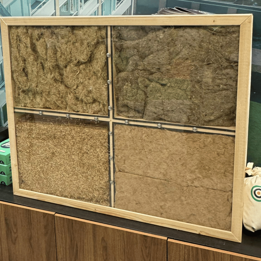 Biobased isolatiemateriaal